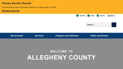 Screenshot of Alleghenycounty.us