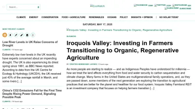 Screenshot of Ecowatch.com