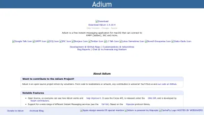Screenshot of Adium.im