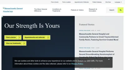 Screenshot preview of massgeneral.org