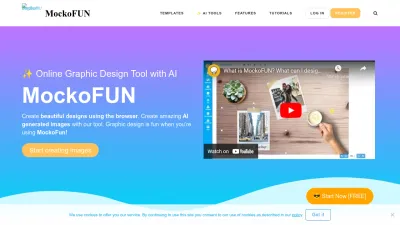 Screenshot of Mockofun.com