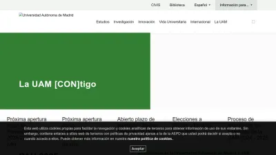 Screenshot preview of uam.es
