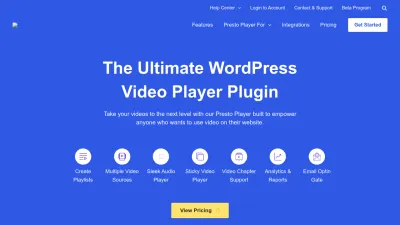 Screenshot preview of prestoplayer.com