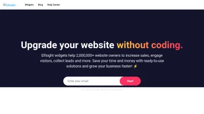 Screenshot of Elfsight.com