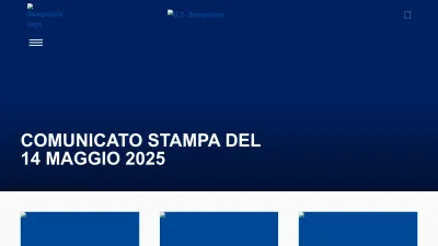 Screenshot of Sampdoria.it