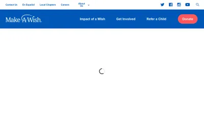 Screenshot of Wish.org