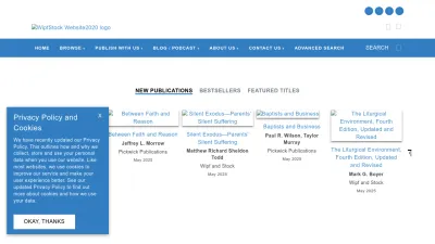 Screenshot of Wipfandstock.com