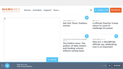 Screenshot of Wamu.org