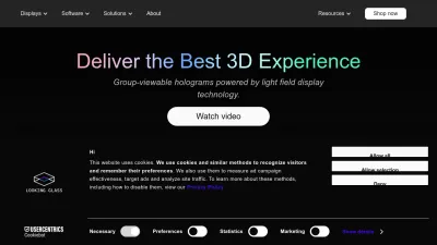 Screenshot of Lookingglassfactory.com