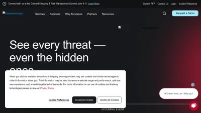 Screenshot of Trustwave.com