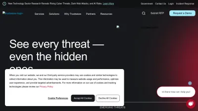 Screenshot preview of trustwave.com