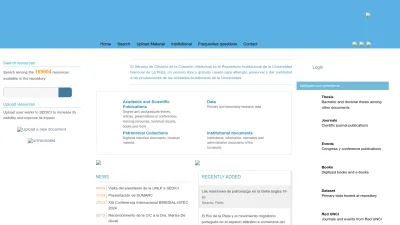 Screenshot of Sedici.unlp.edu.ar
