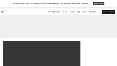 Screenshot of Core77.com