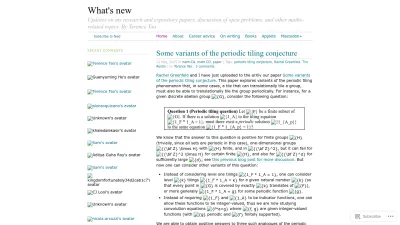 Screenshot of Terrytao.wordpress.com