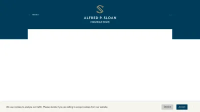 Screenshot of Sloan.org