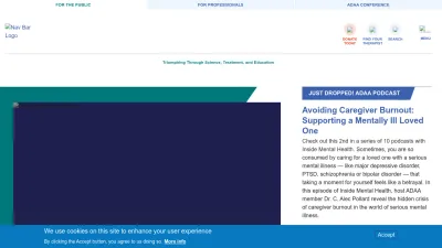 Screenshot of Adaa.org
