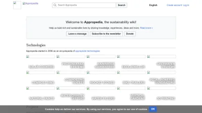 Screenshot of Appropedia.org