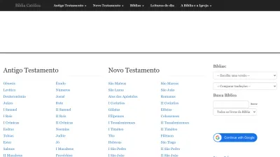 Screenshot of Bibliacatolica.com.br