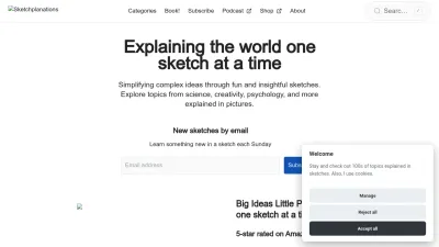 Screenshot of Sketchplanations.com