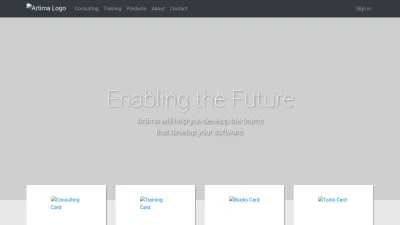 Screenshot of Artima.com