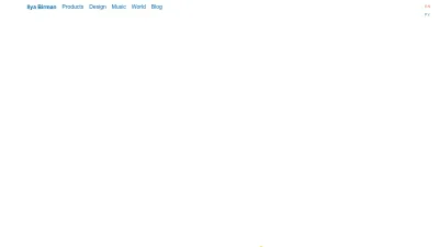 Screenshot of Ilyabirman.net