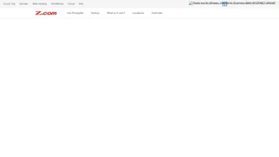 Screenshot of Z.com