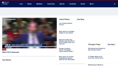 Screenshot of Fox32chicago.com