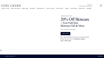 Screenshot of Esteelauder.com