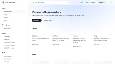 Screenshot of Atproto.com