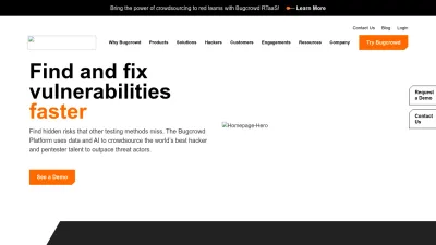 Screenshot of Bugcrowd.com