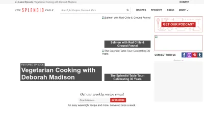 Screenshot of Splendidtable.org