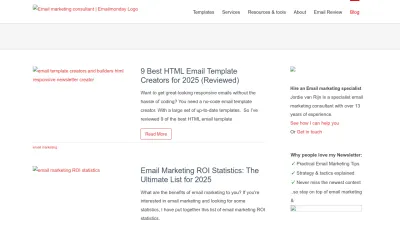 Screenshot of Emailmonday.com