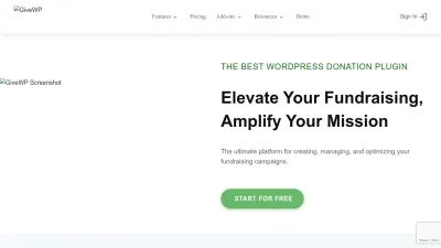 Screenshot of Givewp.com