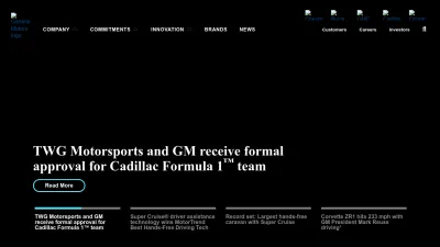 Screenshot of Gm.com