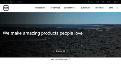 Screenshot preview of gm.com