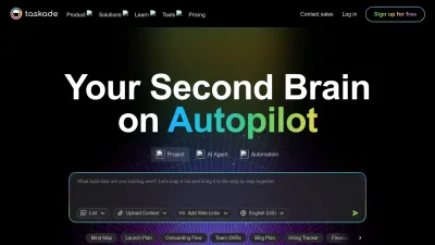 Screenshot of Taskade.com