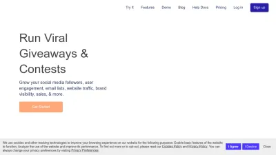 Screenshot of Sweepwidget.com