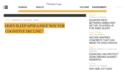 Screenshot of Futurity.org