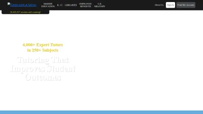 Screenshot of Tutor.com