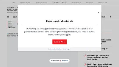 Screenshot of Sourcingjournal.com