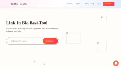 Screenshot of Instabio.cc