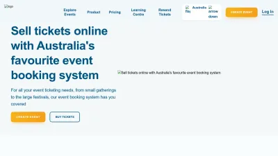 Screenshot of Trybooking.com