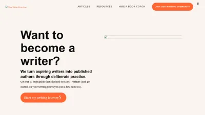 Screenshot of Thewritepractice.com