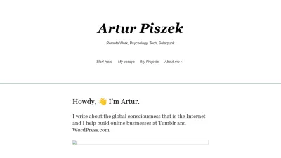 Screenshot of Piszek.com
