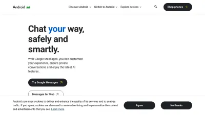 Screenshot preview of messages.google.com