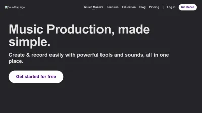 Screenshot of Soundtrap.com
