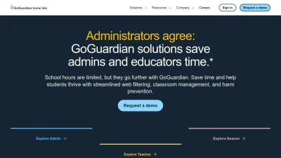 Screenshot of Goguardian.com