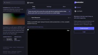 Screenshot of Hachyderm.io