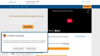 Screenshot of Confoo.ca