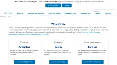 Screenshot preview of chsinc.com